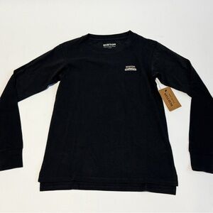 Burton Black Minimal Logo Long Sleeve XXS Women’s NWT Basic Tee